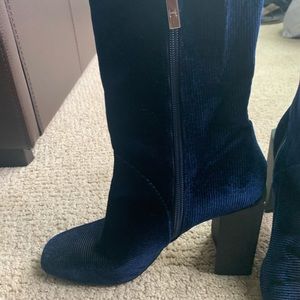 Blue Halston boots